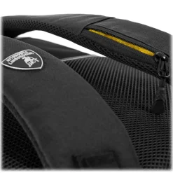 Automobili Lamborghini Backpacks|Bags-- Backpack - Black - Made in Italy - Luxury Exclusive Collection - Avvenice