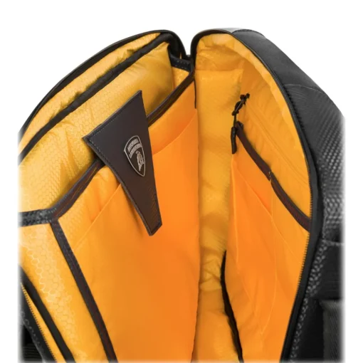 Automobili Lamborghini Backpacks|Bags-- Backpack - Black - Made in Italy - Luxury Exclusive Collection - Avvenice