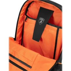 Automobili Lamborghini Backpacks|Bags-- Backpack - Black - Made in Italy - Luxury Exclusive Collection - Avvenice