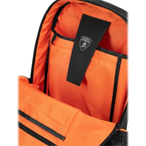 Automobili Lamborghini Backpacks|Bags-- Backpack - Black - Made in Italy - Luxury Exclusive Collection - Avvenice