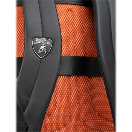 Automobili Lamborghini Backpacks|Bags-- Backpack - Black - Made in Italy - Luxury Exclusive Collection - Avvenice
