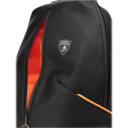 Automobili Lamborghini Backpacks|Bags-- Backpack - Black - Made in Italy - Luxury Exclusive Collection - Avvenice