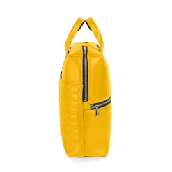 Automobili Lamborghini Bags|Luggage-- Briefcase - Yellow - Made in Italy - Luxury Exclusive Collection - Avvenice