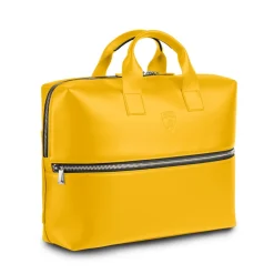 Automobili Lamborghini Bags|Luggage-- Briefcase - Yellow - Made in Italy - Luxury Exclusive Collection - Avvenice