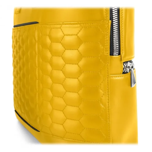 Automobili Lamborghini Bags|Luggage-- Briefcase - Yellow - Made in Italy - Luxury Exclusive Collection - Avvenice