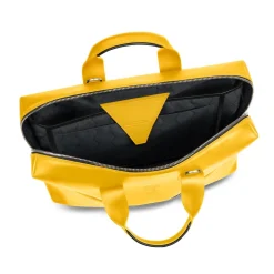 Automobili Lamborghini Bags|Luggage-- Briefcase - Yellow - Made in Italy - Luxury Exclusive Collection - Avvenice