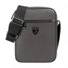 Automobili Lamborghini Bags-- Bodybag - Grey - Made in Italy - Luxury Exclusive Collection - Avvenice