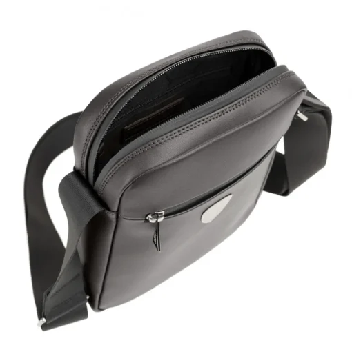 Automobili Lamborghini Bags-- Bodybag - Grey - Made in Italy - Luxury Exclusive Collection - Avvenice