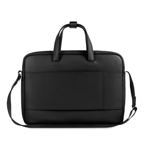 Automobili Lamborghini Bags-- Briefcase - Black - Made in Italy - Luxury Exclusive Collection - Avvenice