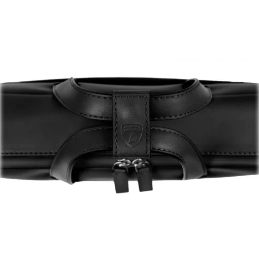 Automobili Lamborghini Bags-- Briefcase - Black - Made in Italy - Luxury Exclusive Collection - Avvenice