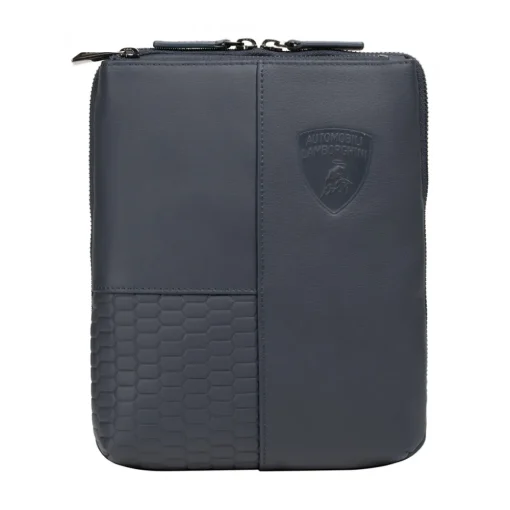 Automobili Lamborghini Bags-- Bodybag - Blue - Made in Italy - Luxury Exclusive Collection - Avvenice