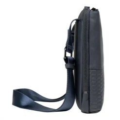 Automobili Lamborghini Bags-- Bodybag - Blue - Made in Italy - Luxury Exclusive Collection - Avvenice