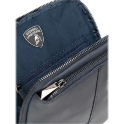 Automobili Lamborghini Bags-- Bodybag - Blue - Made in Italy - Luxury Exclusive Collection - Avvenice