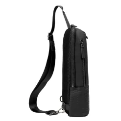 Automobili Lamborghini Bags-- Bodybag - Black - Made in Italy - Luxury Exclusive Collection - Avvenice