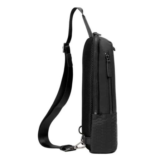 Automobili Lamborghini Bags-- Bodybag - Black - Made in Italy - Luxury Exclusive Collection - Avvenice