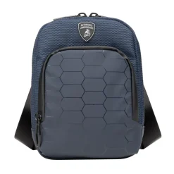 Automobili Lamborghini Bags-- Bodybag - Blue - Made in Italy - Luxury Exclusive Collection - Avvenice