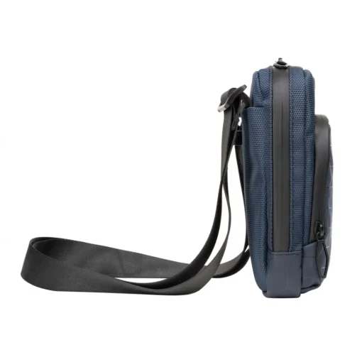 Automobili Lamborghini Bags-- Bodybag - Blue - Made in Italy - Luxury Exclusive Collection - Avvenice