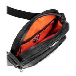 Automobili Lamborghini Bags-- Bodybag - Black - Made in Italy - Luxury Exclusive Collection - Avvenice