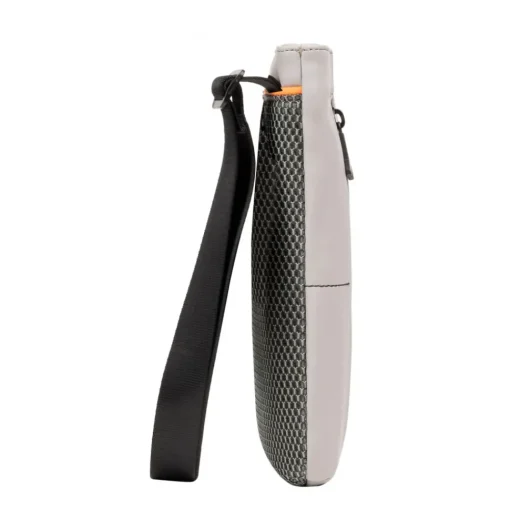 Automobili Lamborghini Bags-- Bodybag - Grey - Made in Italy - Luxury Exclusive Collection - Avvenice