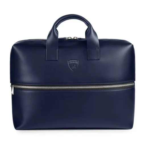 Automobili Lamborghini Luggage|Bags-- Briefcase - Blue - Made in Italy - Luxury Exclusive Collection - Avvenice