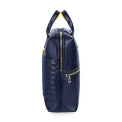 Automobili Lamborghini Luggage|Bags-- Briefcase - Blue - Made in Italy - Luxury Exclusive Collection - Avvenice