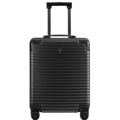 Automobili Lamborghini Luggage-- Trolley - Black - Made in Italy - Luxury Exclusive Collection - Avvenice
