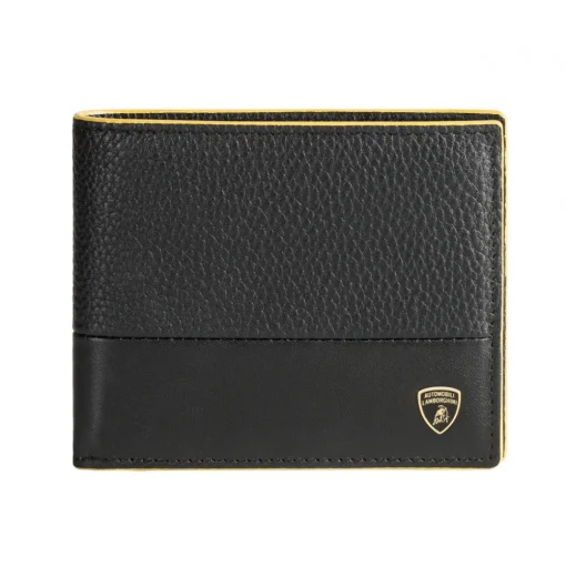 Automobili Lamborghini Wallets-- Wallet - Black - Made in Italy - Luxury Exclusive Collection - Avvenice