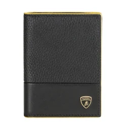 Automobili Lamborghini Wallets-- Wallet - Black - Made in Italy - Luxury Exclusive Collection - Avvenice