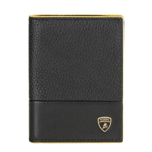 Automobili Lamborghini Wallets-- Wallet - Black - Made in Italy - Luxury Exclusive Collection - Avvenice
