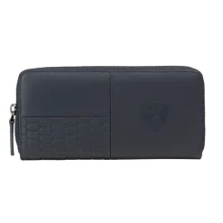 Automobili Lamborghini Wallets-- Wallet - Blue - Made in Italy - Luxury Exclusive Collection - Avvenice
