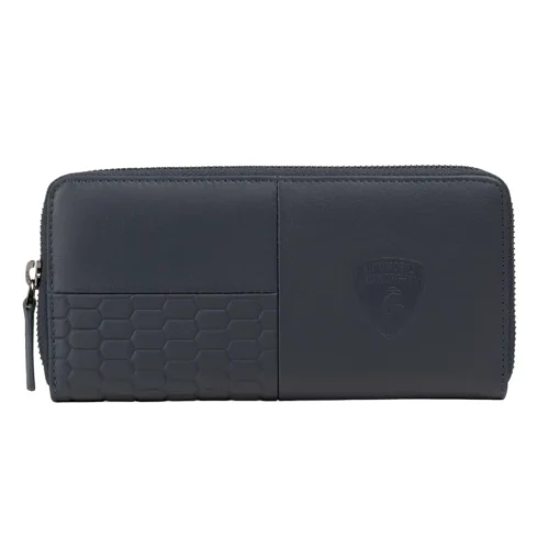 Automobili Lamborghini Wallets-- Wallet - Blue - Made in Italy - Luxury Exclusive Collection - Avvenice