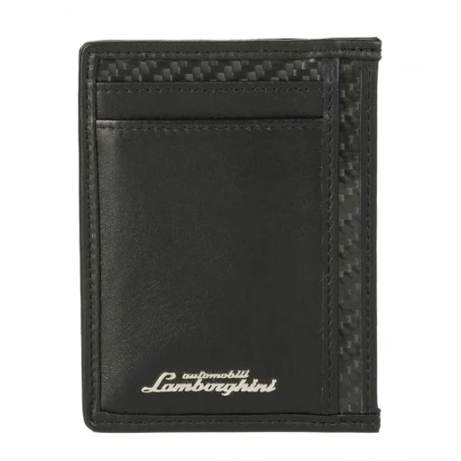 Automobili Lamborghini Wallets-- Wallet - Black - Made in Italy - Luxury Exclusive Collection - Avvenice
