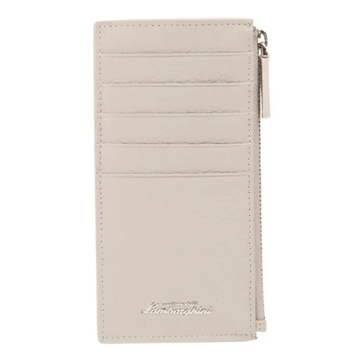 Automobili Lamborghini Wallets-- Wallet - Grey - Made in Italy - Luxury Exclusive Collection - Avvenice