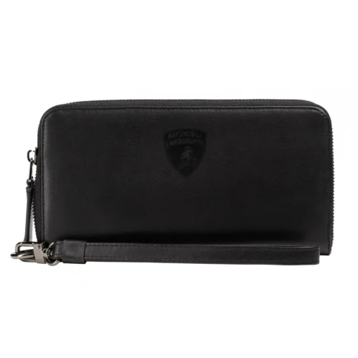Automobili Lamborghini Wallets-- Wallet - Black - Made in Italy - Luxury Exclusive Collection - Avvenice
