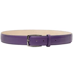 Avvenice Belts-- Astrea - Premium Leather Belt - Purple - Handmade in Italy - Exclusive Luxury Collection -