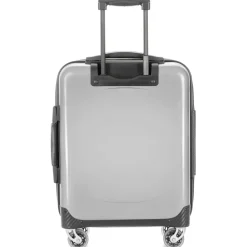 Avvenice Bags & Trolley|Luggage-- Aura - Aluminum and Carbon Fiber Trolley - Silver - Handmade in Italy - Exclusive Luxury Collection -