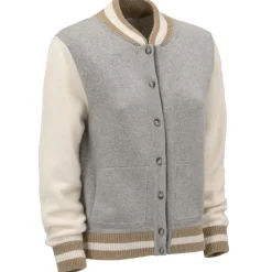 Avvenice Knitwears-- Bomberinbo - Loro Piana Cashmere Tricolor Sweater - Grey Beige Cream  - Knitwear - Luxury Exclusive Collection -