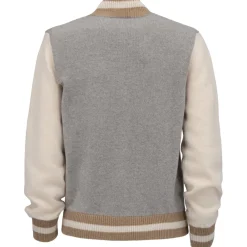 Avvenice Knitwears-- Bomberinbo - Loro Piana Cashmere Tricolor Sweater - Grey Beige Cream  - Knitwear - Luxury Exclusive Collection -