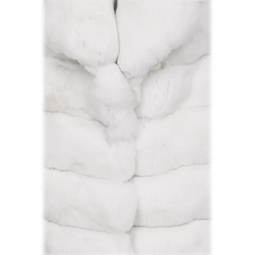 Avvenice Jackets-- Camille - Chinchilla Jacket - Black & White - Furs - Coats - Luxury Exclusive Collection -