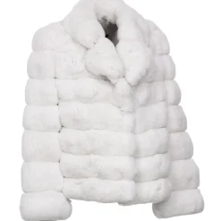 Avvenice Jackets-- Camille - Chinchilla Jacket - Black & White - Furs - Coats - Luxury Exclusive Collection -