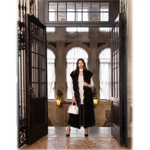 Avvenice Jackets-- Charlotte - Sable Coat - Waistcoat - Furs - Coats - Luxury Exclusive Collection -