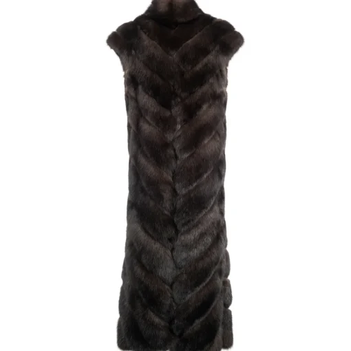 Avvenice Jackets-- Charlotte - Sable Coat - Waistcoat - Furs - Coats - Luxury Exclusive Collection -