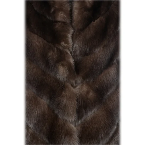 Avvenice Jackets-- Charlotte - Sable Coat - Waistcoat - Furs - Coats - Luxury Exclusive Collection -