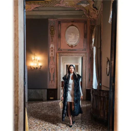 Avvenice Jackets-- Charlotte - Sable Coat - Waistcoat - Furs - Coats - Luxury Exclusive Collection -