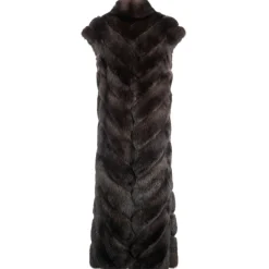 Avvenice Jackets-- Charlotte - Sable Coat - Waistcoat - Furs - Coats - Luxury Exclusive Collection -