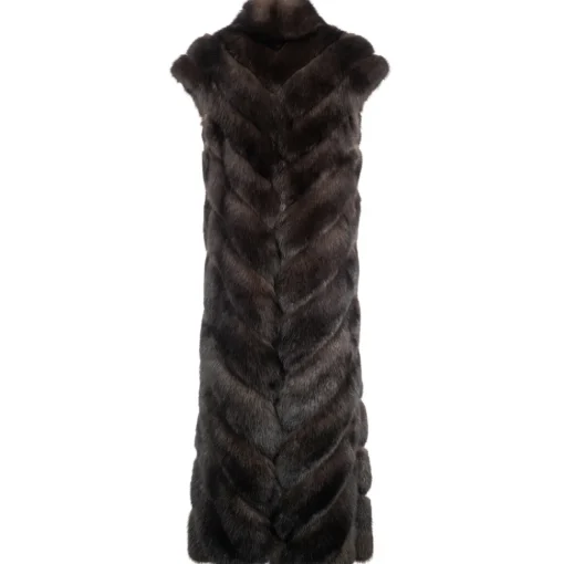 Avvenice Jackets-- Charlotte - Sable Coat - Waistcoat - Furs - Coats - Luxury Exclusive Collection -