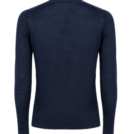 Avvenice Knitwears-- Finis - Man Loro Piana Extrafine Cashmere V-Neck Sweater - Blue - Knitwear - Luxury Exclusive Collection -