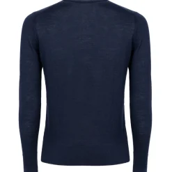 Avvenice Knitwears-- Finis - Man Loro Piana Extrafine Cashmere Crew Neck Sweater - Blue - Knitwear - Luxury Exclusive Collection -