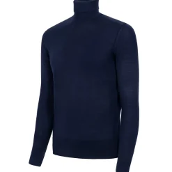 Avvenice Knitwears-- Finis - Man Loro Piana Extrafine Cashmere Turtleneck Sweater - Blue - Knitwear - Luxury Exclusive Collection -