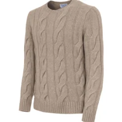 Avvenice Knitwears-- Heaven - Man Loro Piana Cashmere Sweater - Tundra - Knitwear - Luxury Exclusive Collection -